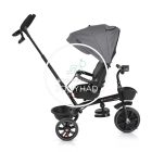 SUMMER Tricikli - Szülőkaros, zenél, játék tartókkal - Szürke