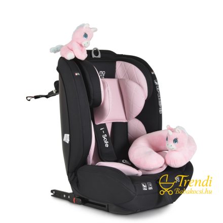 Moni Isafe I-Size gyerekülés (76-150 cm) - Rózsaszín