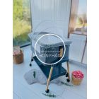 Adoro Babaöböl – 7 pozícióban állítható magasság, szúnyoghálóval, kerekekkel és tárolóval