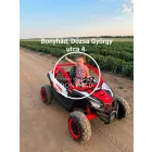 Óriás buggy 2 személyes elektromos autó - Piros