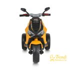 Elektromos gyermek robogó - 3 kerekű - Sárga