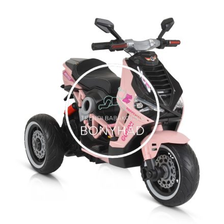 Elektromos gyermek robogó - 3 kerekű - Pink