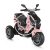 Elektromos gyermek robogó - 3 kerekű - Pink