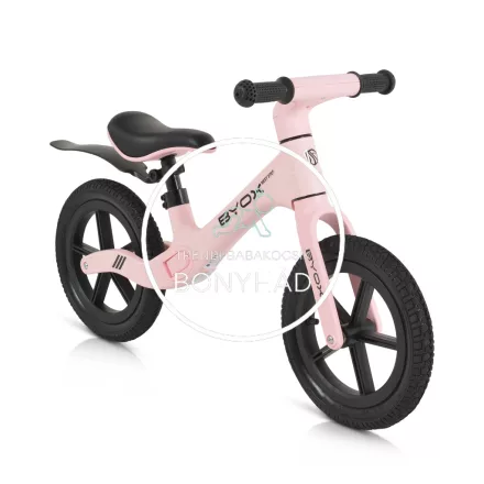 Futóbicikli - 12" - Pumpálható kerekekkel -  50 kg - ig terhelhető - Pink