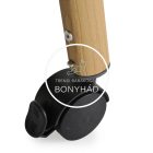 Babaöböl - Amo -  szúnyoghálóval, 7 pozícióban állítható magassággal, kerekekkel, tárolóval - Fekete