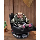 Nitro - ISOFIX - es autósülés - 0 - 36 kg - Dönthető, forgatható - Fekete