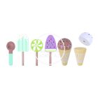 Fa játék - Fa fagyikészítő játék - Pasztel