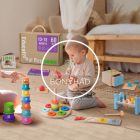 Fa játék - Fa Montessori - Oktató doboz - 13 - 18 hónapos kor