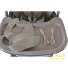 Lindo - Multifunkciós Etetőszék - Ajándék kiegészítőkkel (előke, kanál, villa) - Bézs