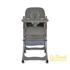 Lindo - Multifunkciós Etetőszék - Ajándék kiegészítőkkel (előke, kanál, villa) - Szürke