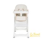 Lindo - Multifunkciós Etetőszék - Ajándék kiegészítőkkel (előke, kanál, villa) - Fehér