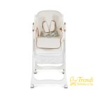 Lindo - Multifunkciós Etetőszék - Ajándék kiegészítőkkel (előke, kanál, villa) - Fehér