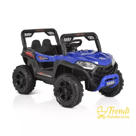 Metálkék Fast UTV elektromos jármű gyerekeknek – 12V kétmotoros