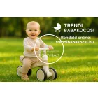 Bézs mini futóbicikli gyerekeknek – 3 kerekű, elöl két kerékkel