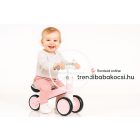 Mini futóbicikli pink színben – 3 kerekű biztonságos kezdő gyerekbicikli