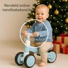 Mini futóbicikli kék színben – 3 kerekű biztonságos gyerekbicikli