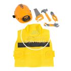 Játék - Sisak, mellény, szerszámok - Sárga