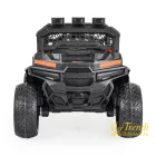 Buggy piros 4x4 gyerek elektromos kisautó hátulról – LED hátsó lámpákkal