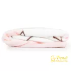 Babatakaró softy pihe puha 80*110cm jegesmedvés - pink