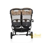 MONI TWINGO Iker babakocsi lábzsákkal CAMEL/BÉZS