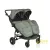 MONI TWINGO Iker babakocsi lábzsákkal V.ZÖLD