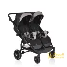MONI TWINGO Iker babakocsi lábzsákkal ONYX/FEKETE