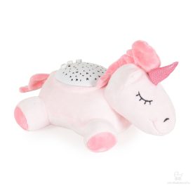   LAMP Poppy éjjeli lámpa és projektor – Unikornis plüssfigura