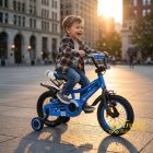 BYOX PRINCE gyerek kerékpár 12es méret FIÚ KÉK