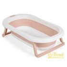 Baba fürdőkád szett összecsukható káddal - Pink