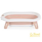 Baba fürdőkád szett összecsukható káddal - Pink