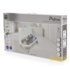 Baba fürdőkád szett összecsukható káddal - Pink