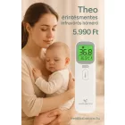 Theo érintésmentes infrás hőmérő homlok és fül méréshez – digitális babahőmérő