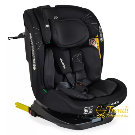 Vamos I-Size ISOFIX biztonsági autósülés 40–150 cm – Fekete
