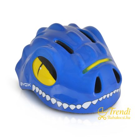 Kerékpáros sisak Y27 (48-54 cm) Dino-kék