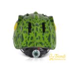 Kerékpáros sisak Y27 (48-54 cm) Dino-sötétzöld