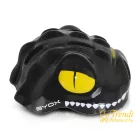 Kerékpáros sisak Y27 (48-54 cm) Dino-fekete