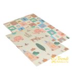 XPE Pasztel Összecsukható Játszószőnyeg – FOREST / Elefántos (120×180 cm)