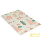 XPE Pasztel Összecsukható Játszószőnyeg – FOREST / Elefántos (120×180 cm)