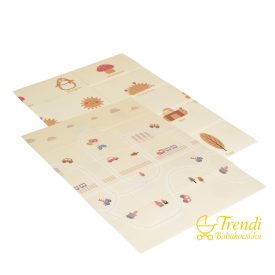 xpe pasztel összecsukható játszószőnyeg holiday autós 120x180