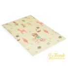 XPE Pasztel Összecsukható Játszószőnyeg – PARK / Macis (120×180 cm)