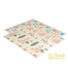 xpe pasztel összecsukható játszószőnyeg xxl forest lányos 180x200