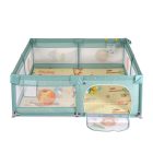 GAMEZONE összecsukható járóka szőnyeggel és 60 labdával – 150×200 cm – MENTA