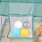 GAMEZONE összecsukható járóka szőnyeggel és 60 labdával – 150×200 cm – MENTA