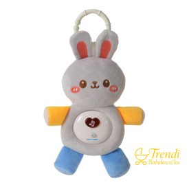 Plüss zenélő nyuszi fehér zajjal