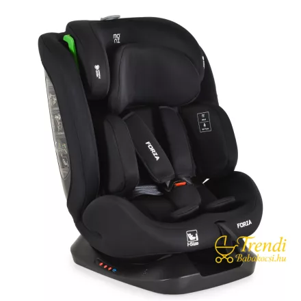 FORZA Prémium autós ülés isofix nélkül 40-150cm FEKETE