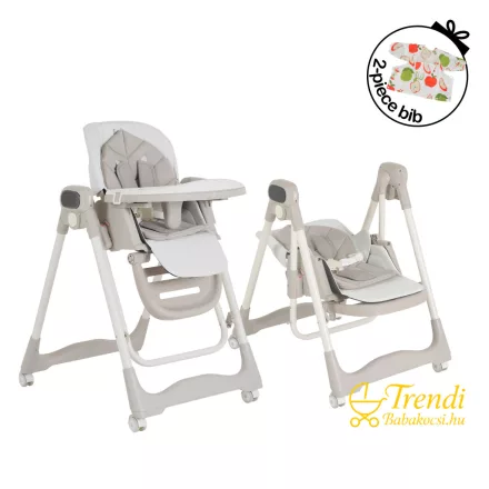 FUJI etetőszék és hinta 2in1 prémium huzattal BÉZS