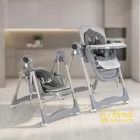  FUJI etetőszék és hinta 2in1 prémium huzattal SZÜRKE