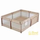 GameZone Basic járóka 150x200 lecippzározható oldal, sarokvédő egyszínű BÉZS