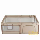 GameZone Basic járóka 150x200 lecippzározható oldal, sarokvédő egyszínű BÉZS