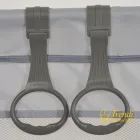 GameZone Basic járóka 150x200 lecippzározható oldal, sarokvédő egyszínű SZÜRKE